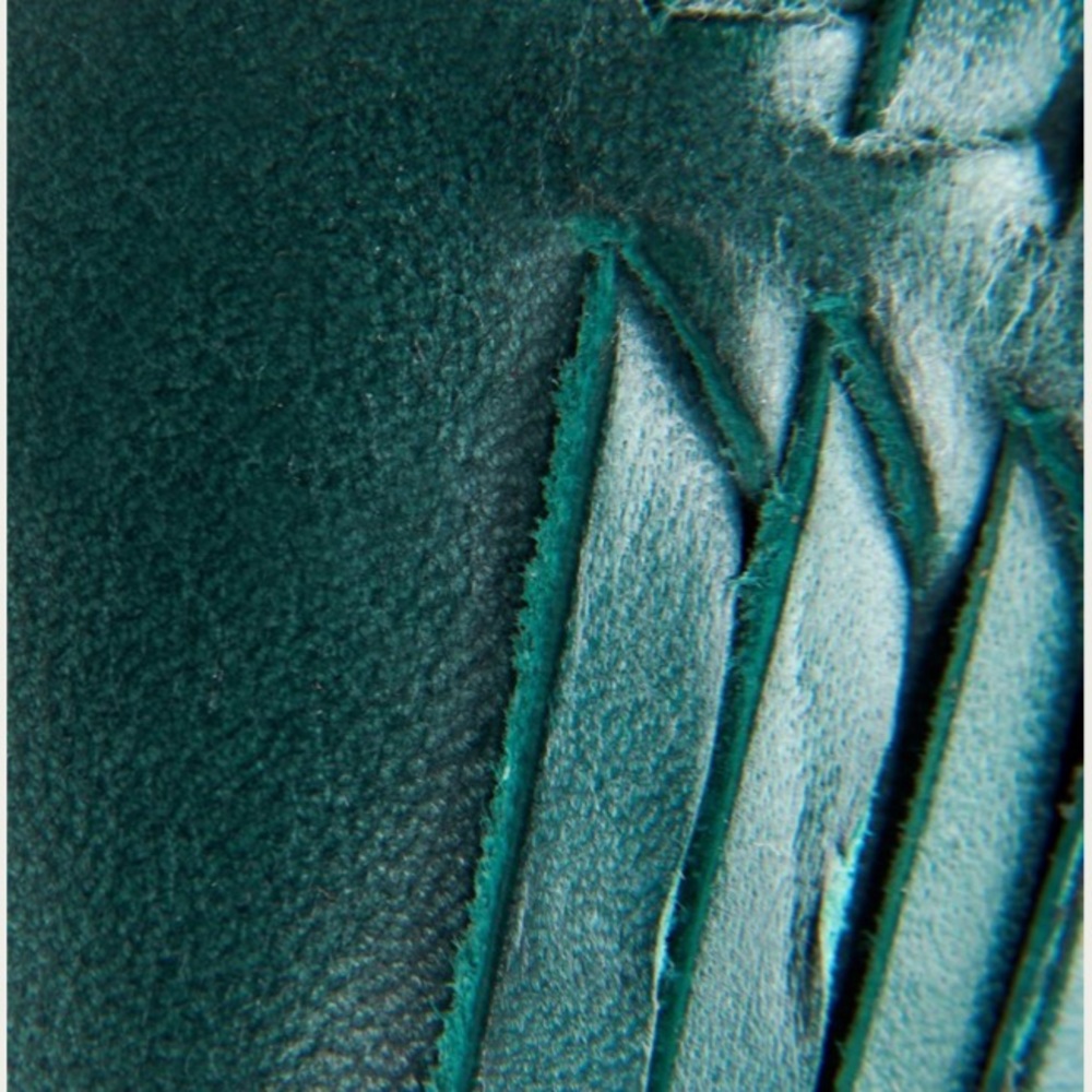 Frye Heather Huarache Sandals Flats Turquoise - Picture 6 of 6